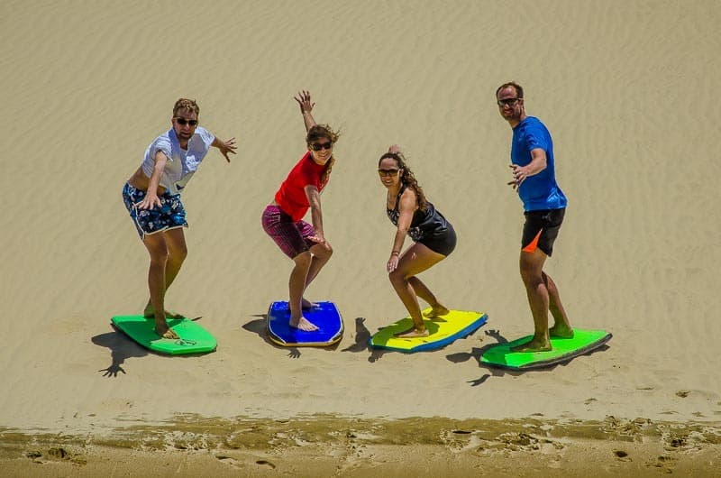 Te Paki Giant Sand Dunes - Nejlepší sand boarding Nového Zélandu 1